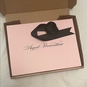 Agent Provocateur Blush Box with Black Ribbon